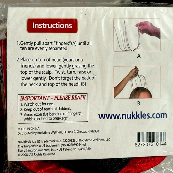 Therapeutic Head Scalp Massager Massage NWT - Picture 2 of 2